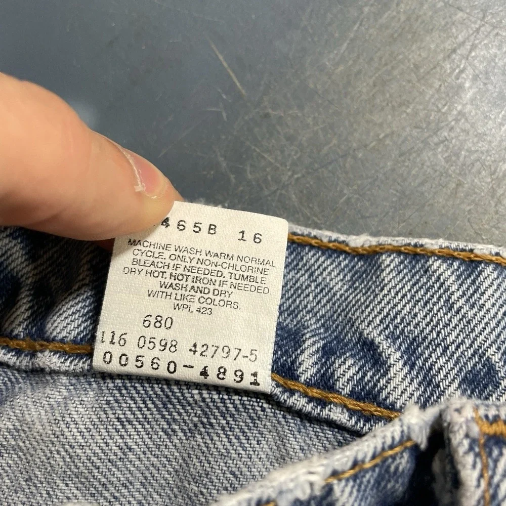 Levis 560 Jeans 34x34 Mens 00s Blue Relaxed Comfort Fit Stonewash Tapered Denim